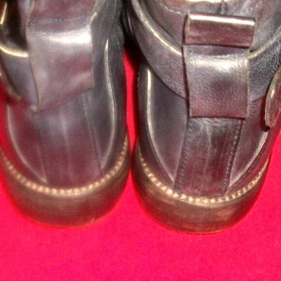 Pep Monjo Spain Handmade Eco-Friendly Flat Buckled Boots - Picture 8 of 10